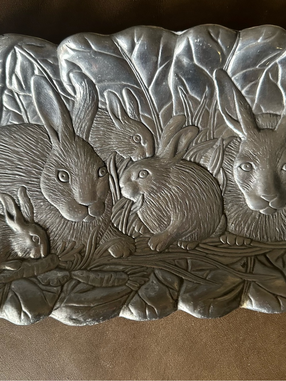 Arthur Court Rabbit Tray - Picture 3 of 6